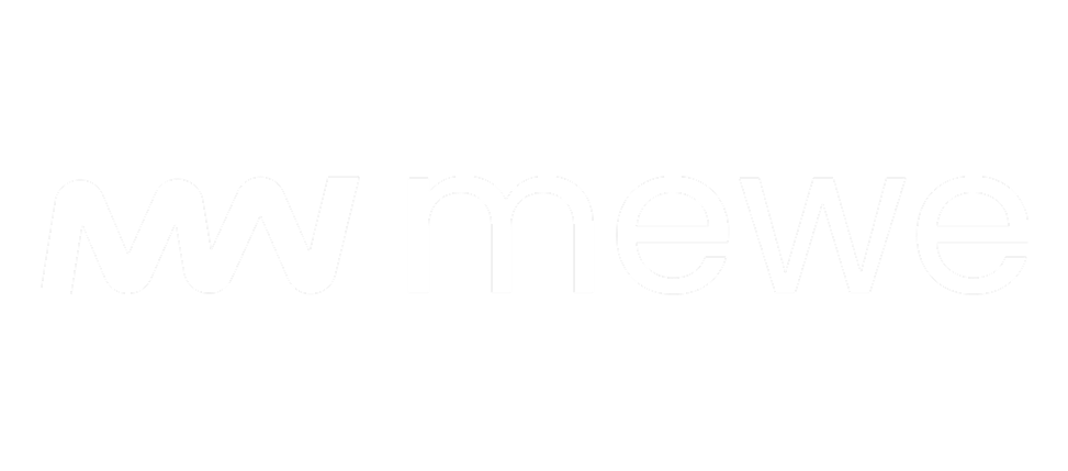 Logo MeWe Blanco